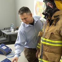 Respirator fit testing with PortaCount