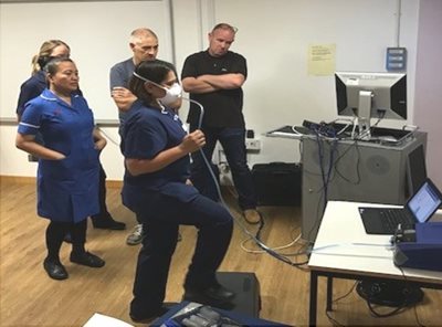 PortaCount training at Sandwell and West Birmingham Hospitals, UK