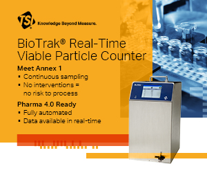 Use this biofluorescent particle counter for continuous viable air monitoring—your solution to Annex 1 compliance and Pharma 4.0 implementation.