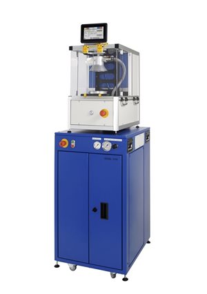 Automated Filter Tester 8150 for quality assurance of P100 and FFP3 respiratory filters and cartridges in the production line