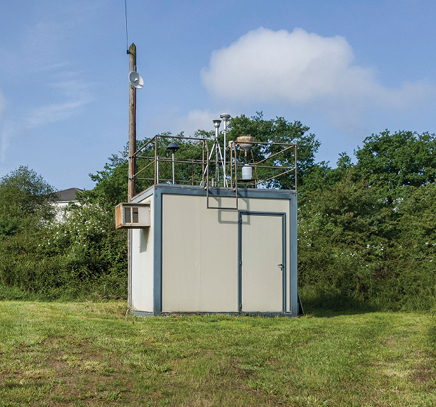 Measurement container for ultrafine particle monitoring