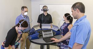 Group fit testing with PortaCount Respirator Fit Tester