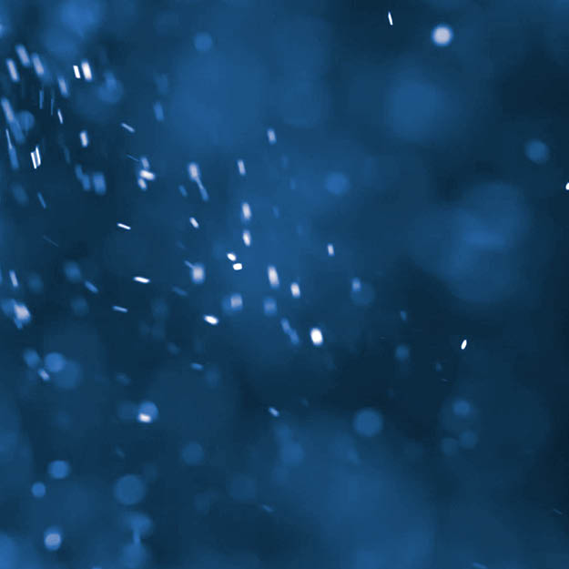 Particles flying around